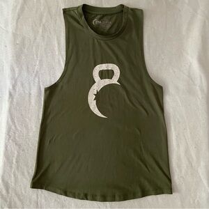 Zyia Active Olive Kettle Moon Tank in olive green women’s Large
